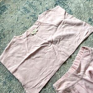 Mable pale pink crop top size M